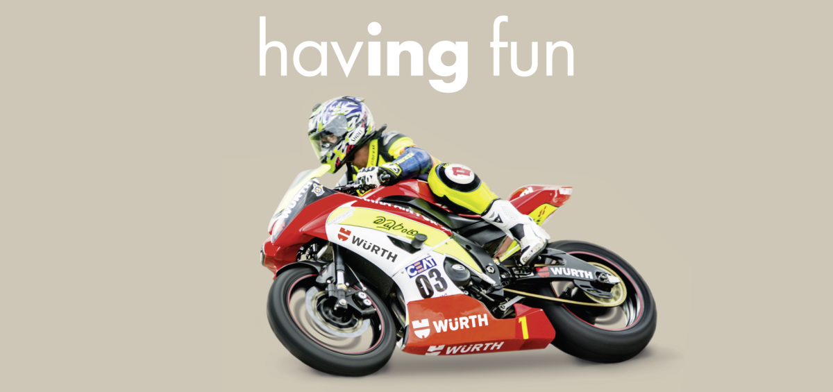 Racingbike with Würth-Logo